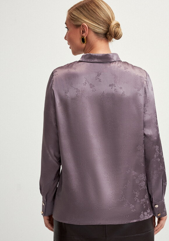 Блуза с жаккардовым принтом шир.  580, рис. 3