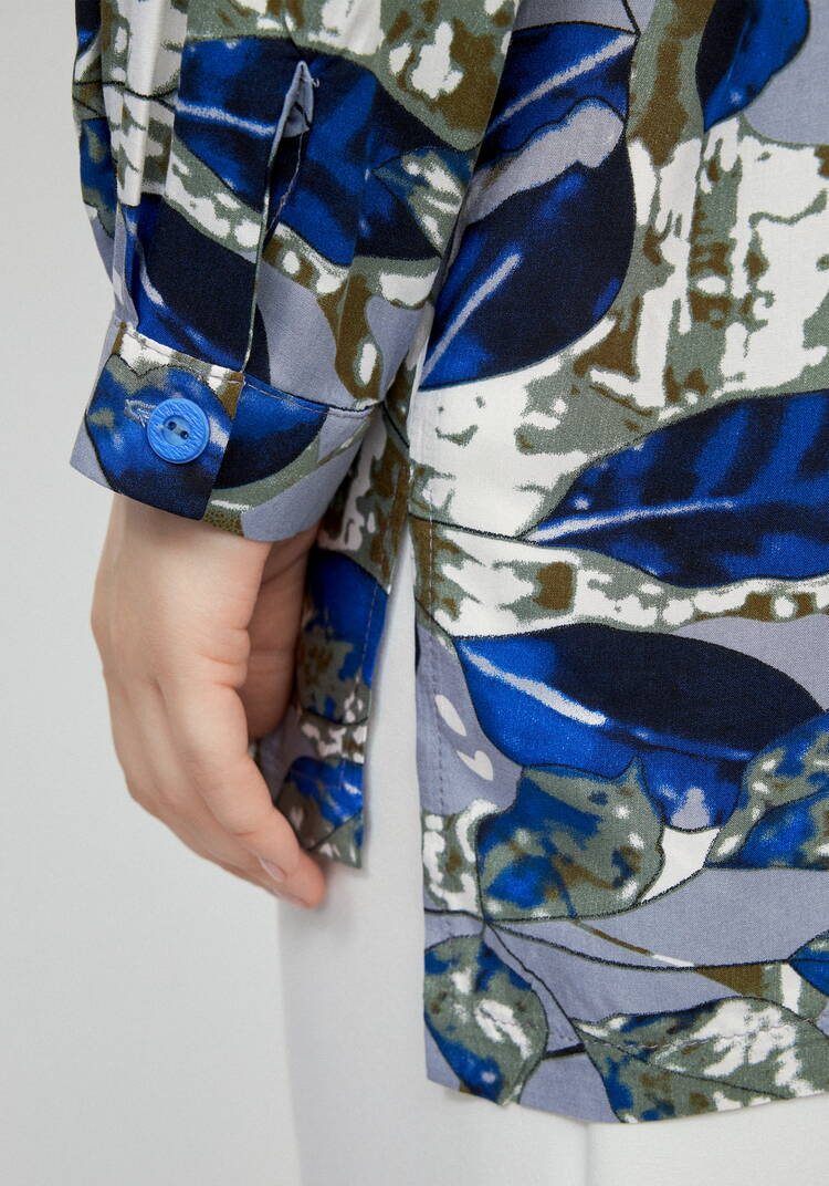 Блуза Калейдоскоп лепестков шир.  750, рис. 14