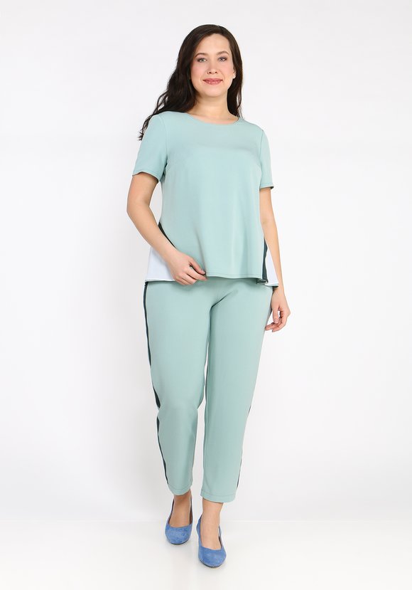 Блуза с коротким рукавом Мия шир.  580, рис. 1