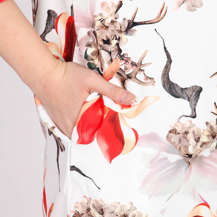 Платье-миди со свободными рукавами шир.  750, рис. 13