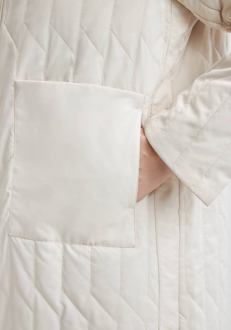 Пальто с фигурной стежкой Стефания шир.  750, рис. 15