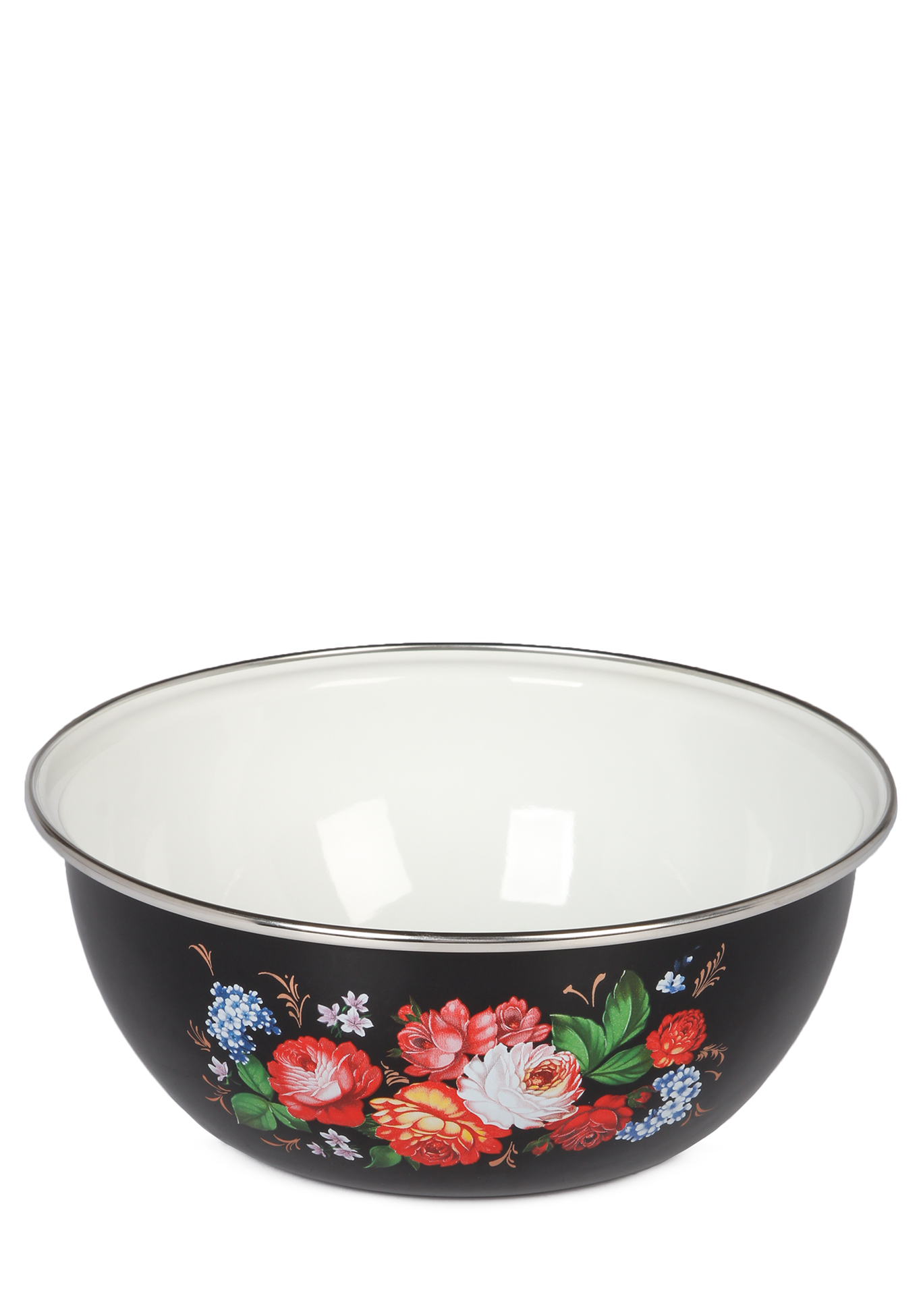 

Миска "Жостовские мотивы" 2,5 л, Черный