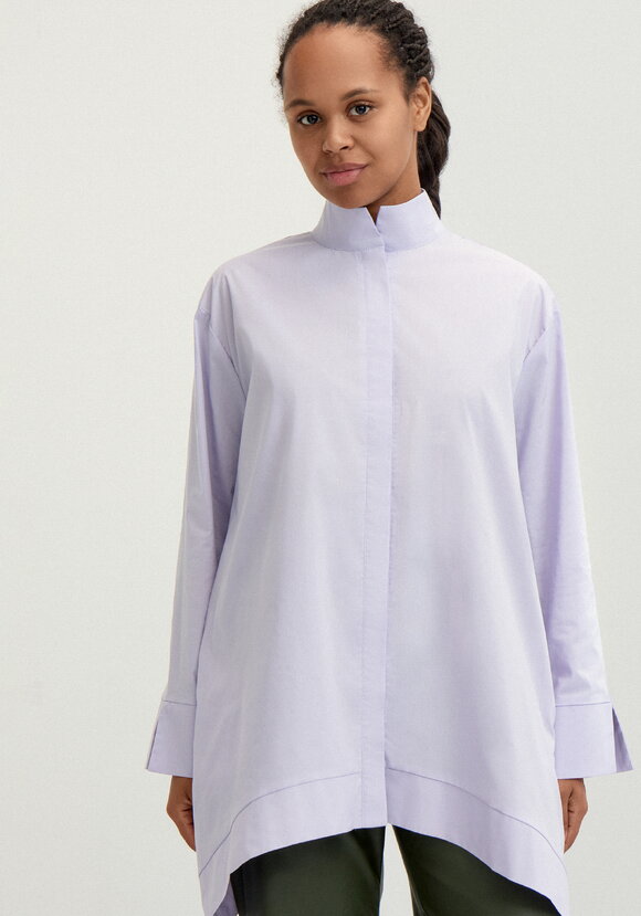 Рубашка с отложным воротом стойкой шир.  580, рис. 13