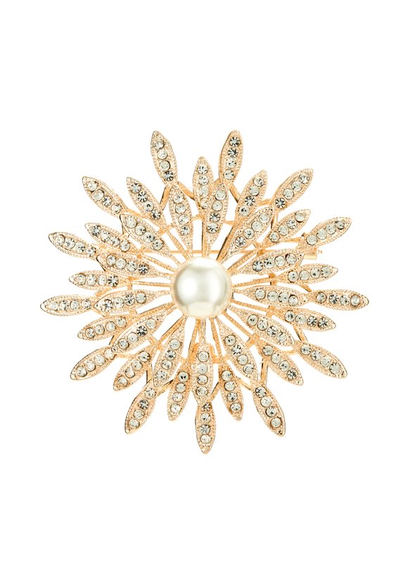 Брошь Прекрасный цветок шир.  580, рис. 5