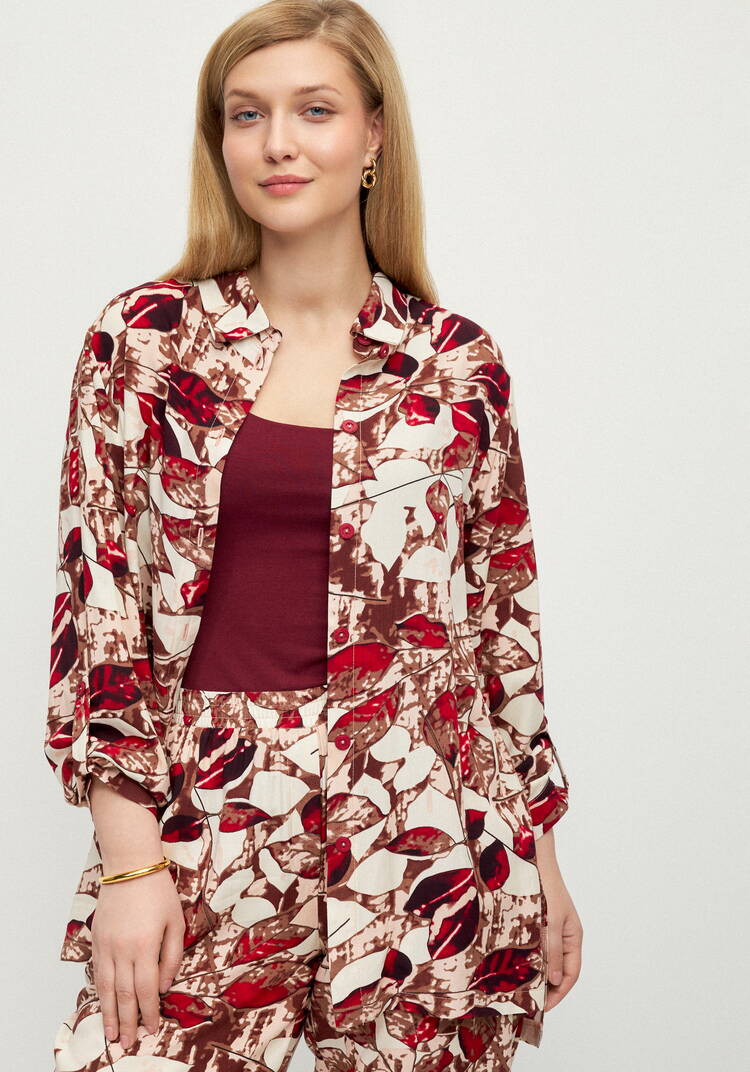 Блуза Калейдоскоп лепестков шир.  750, рис. 22