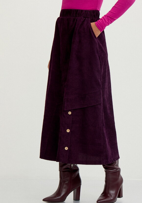 Юбка с декоративными пуговицами и клапаном шир.  580, рис. 2