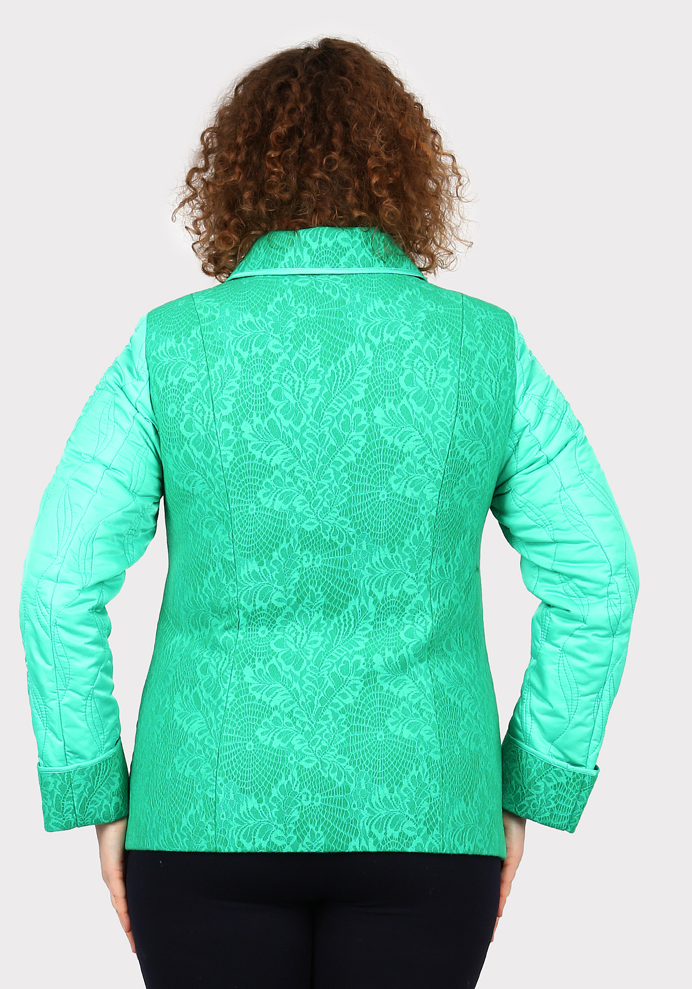 Куртка с узором Mio Imperatrice, размер 50, цвет коралл - фото 5