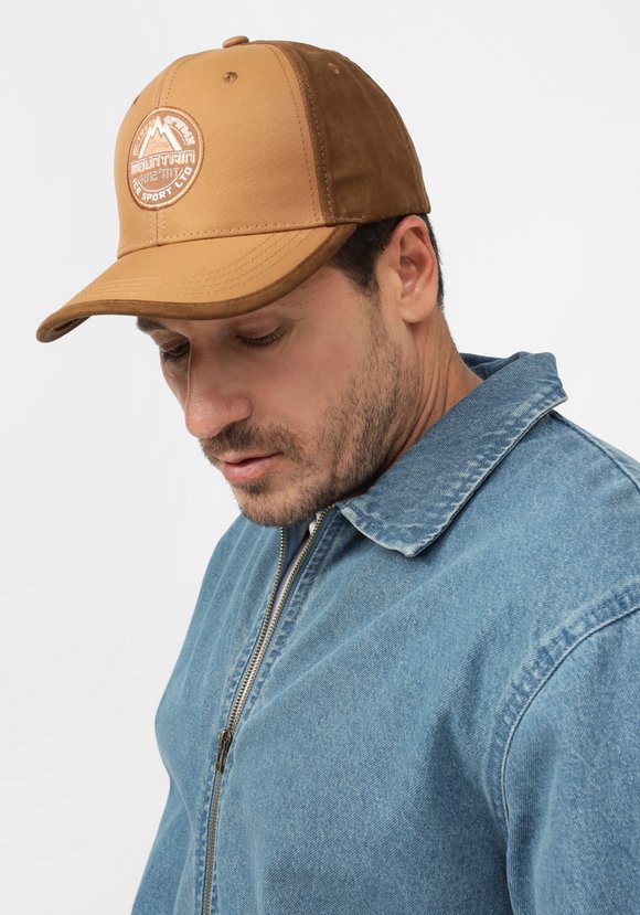 Кепка из твила и экозамши Ренард шир.  580, рис. 1