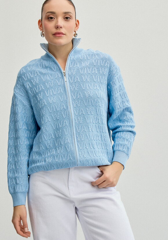 Бомбер на молнии с объемным леттерингом шир.  580, рис. 1