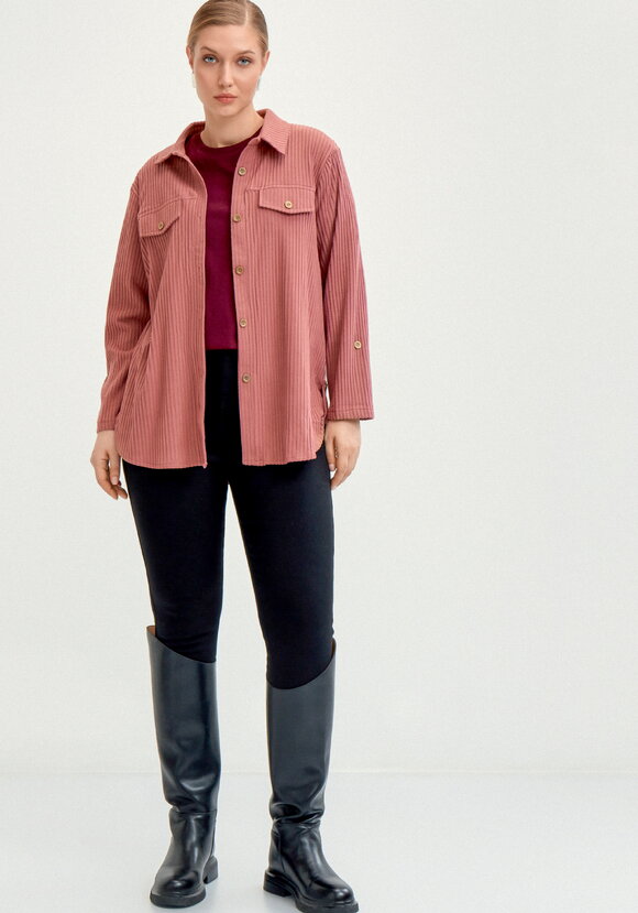 Рубашка из крупного вельвета шир.  580, рис. 10