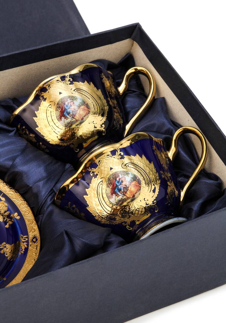 Чайный набор Влюблённая пара шир.  750, рис. 3