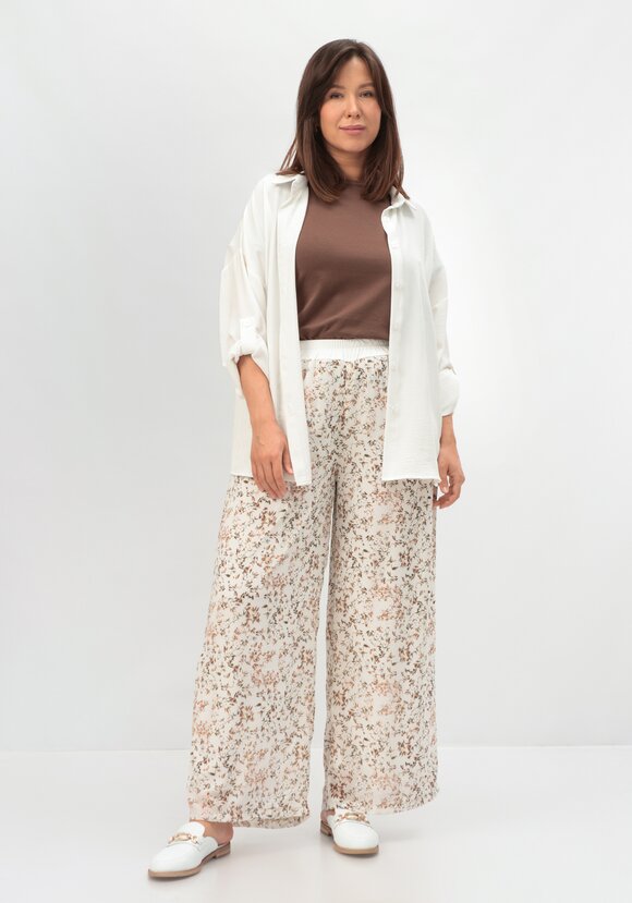 Брюки с резинкой на талии прямые шир.  580, рис. 32