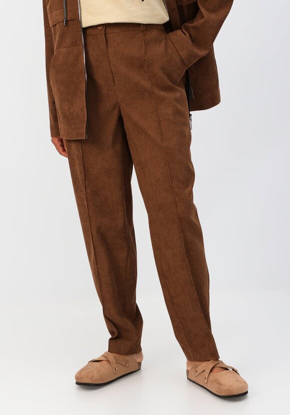 Брюки-бананы вельветовые с карманами шир.  580, рис. 22