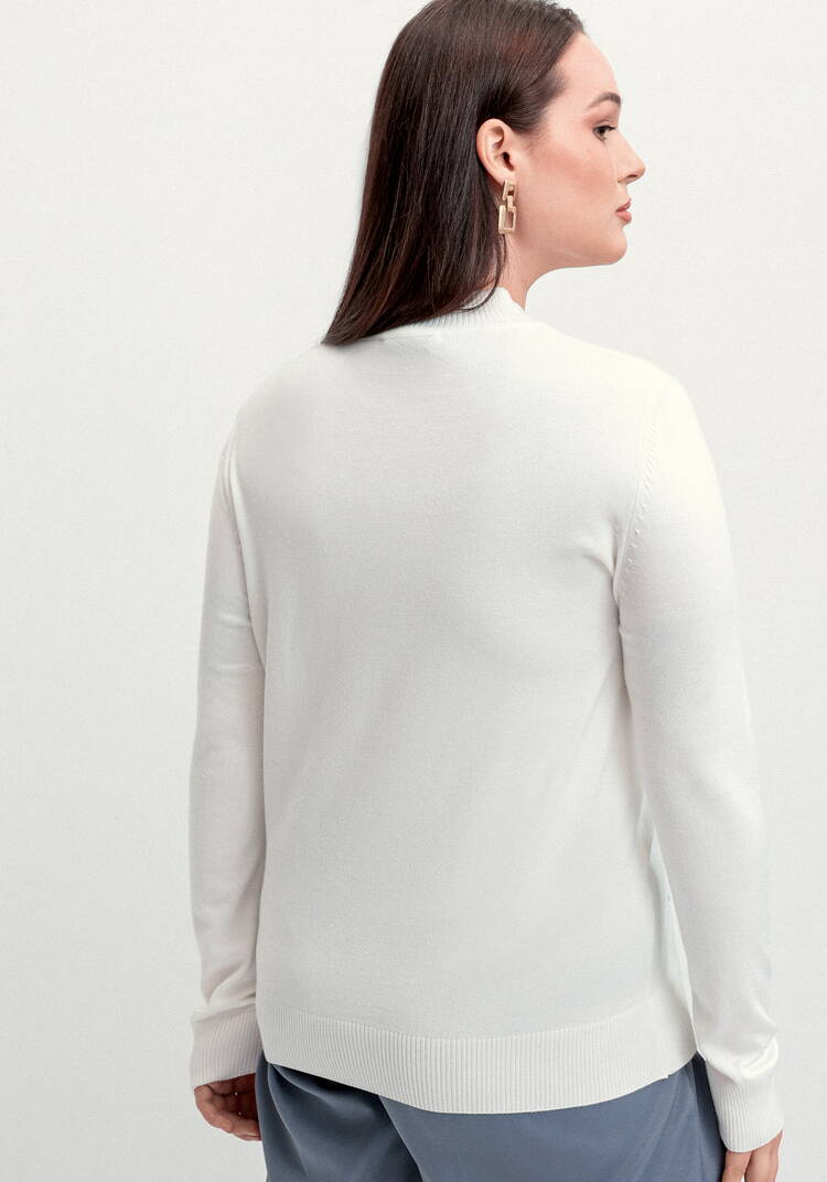 Джемпер с принтом в виде перьев шир.  750, рис. 3