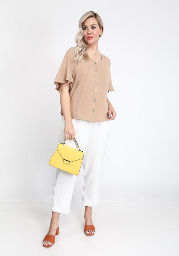 Брюки-морковки с карманами шир.  580, рис. 8