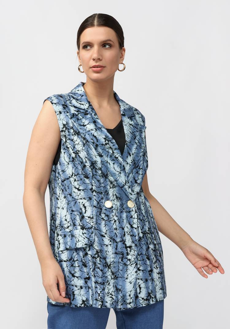 Жилет двубортный Полет шир.  750, рис. 21