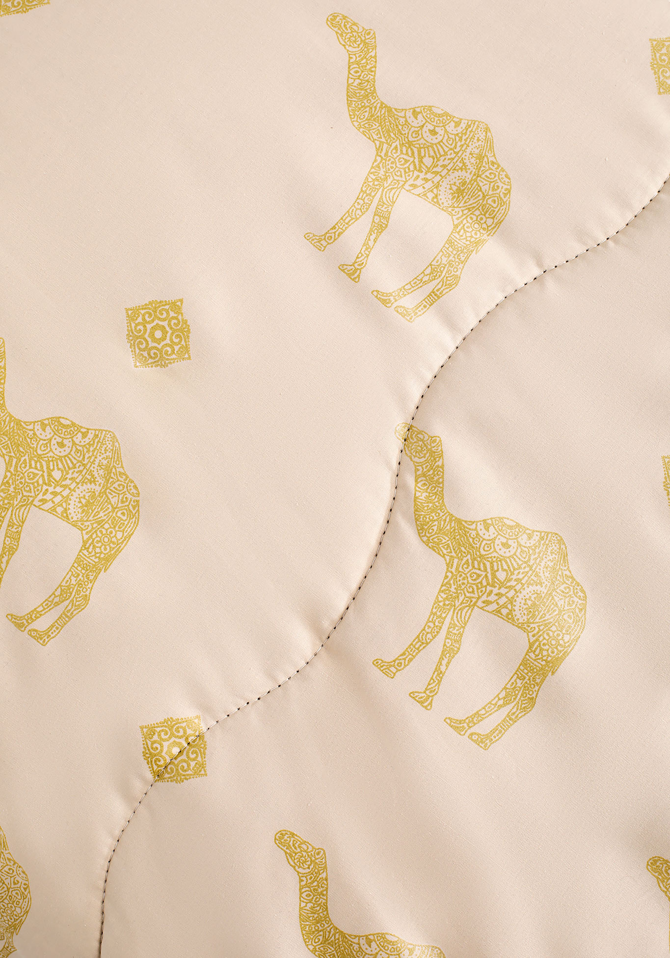 Одеяло из верблюжьей  шерсти, размер 1,5 сп - фото 3