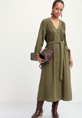 Платье с пуговицами по планке Эмили