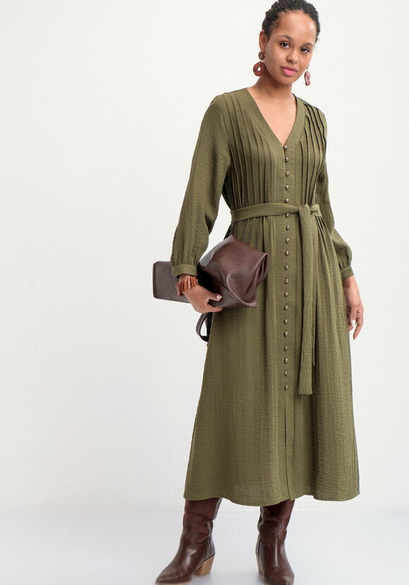 Платье с пуговицами по планке Эмили шир.  580, рис. 1