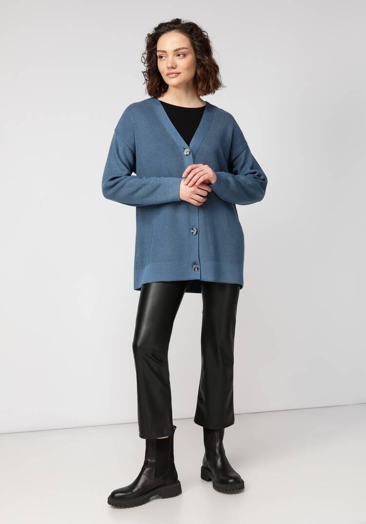 Кардиган со спущенным плечом шир.  750, рис. 7