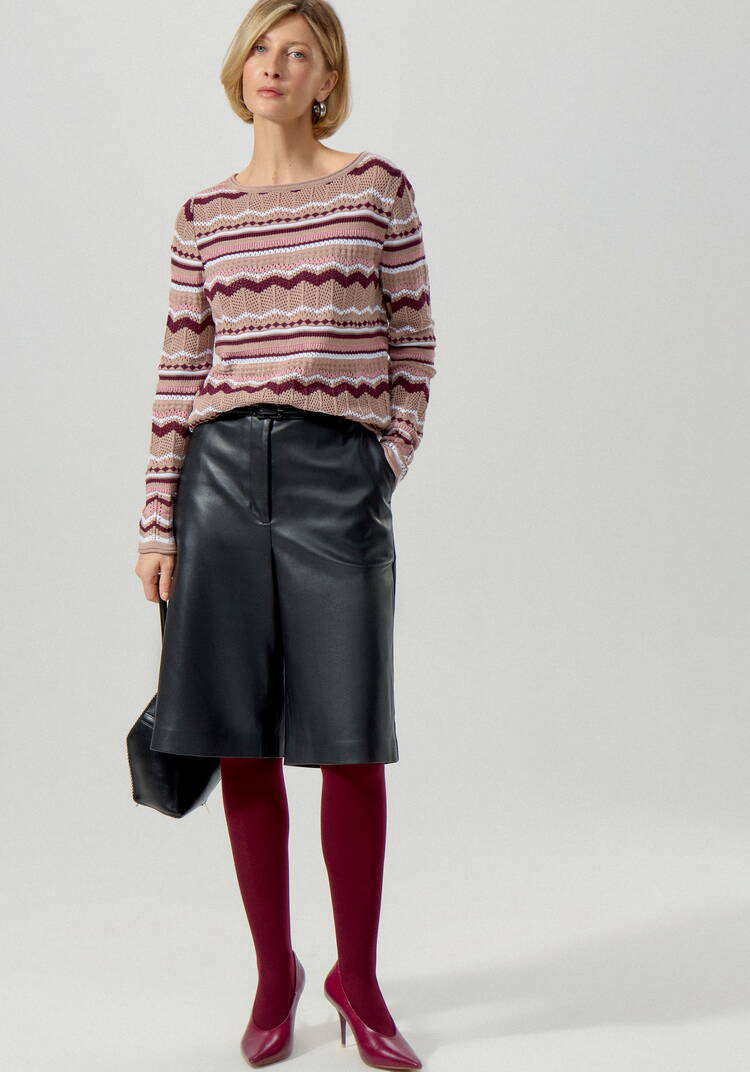 Джемпер с морским орнаментом шир.  750, рис. 15