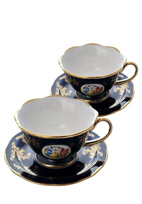 Чайная пара кобальт Мадонна, 2 шт.