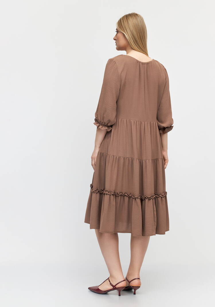 Платье однотонное Кристи шир.  750, рис. 9