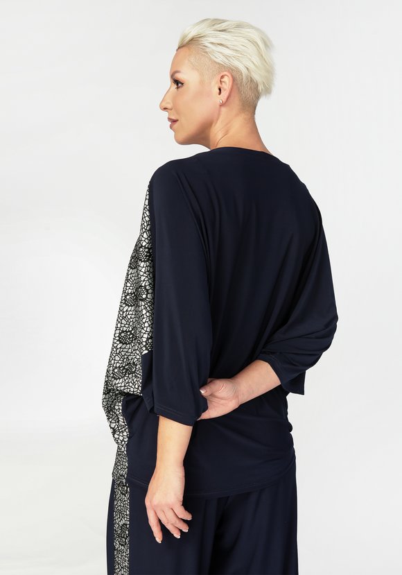 Блуза Блестящая улыбка шир.  580, рис. 9