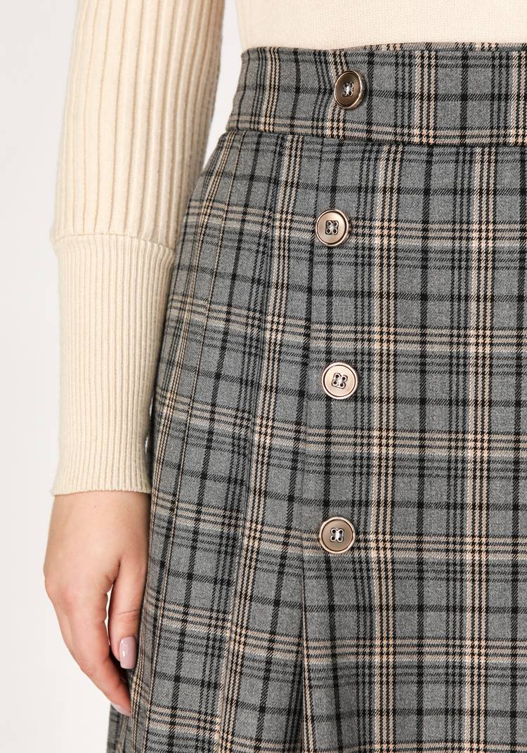 Юбка со складками на запах шир.  750, рис. 6