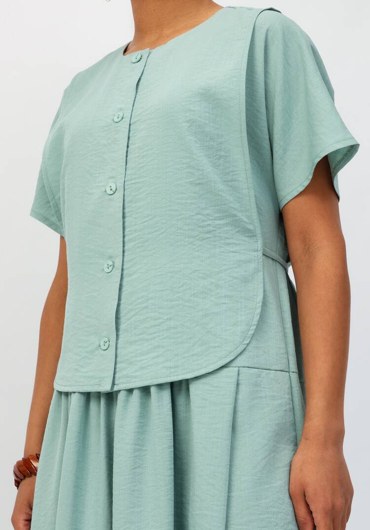 Платье-трансформер с жилетом шир.  750, рис. 6