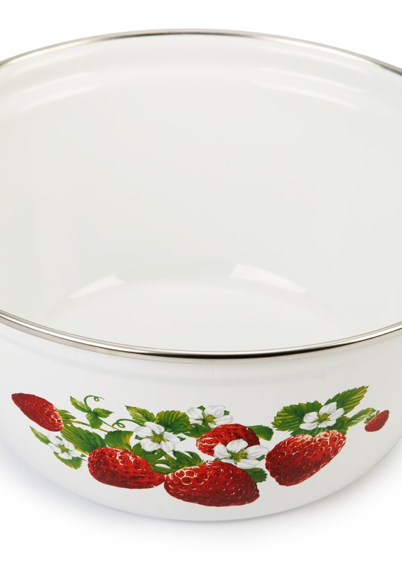 Салатник эмалированный Клубника шир.  580, рис. 4