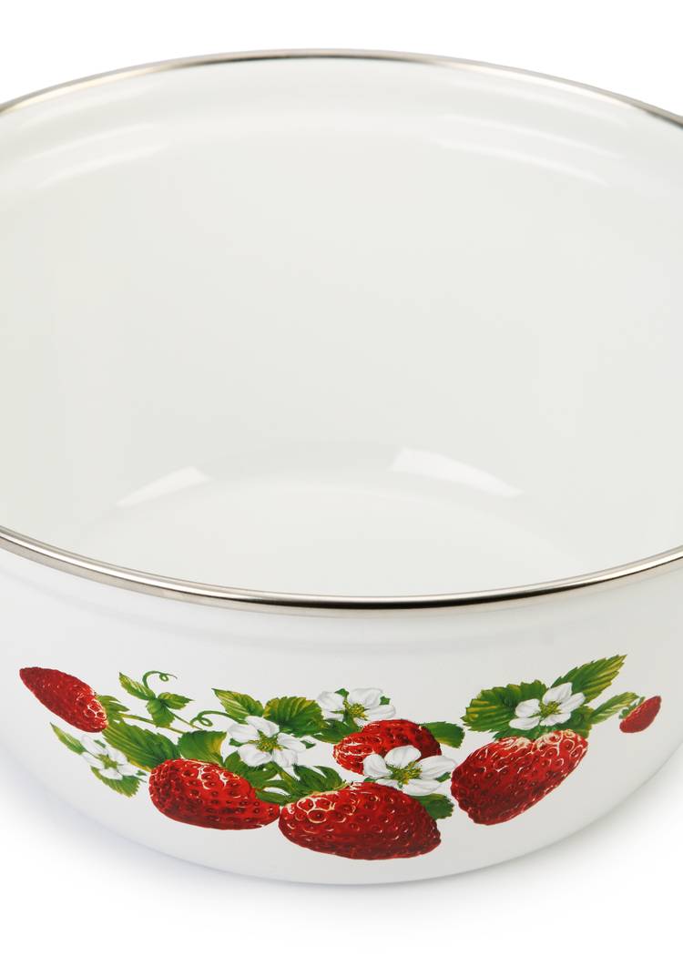 Салатник эмалированный Клубника шир.  750, рис. 4