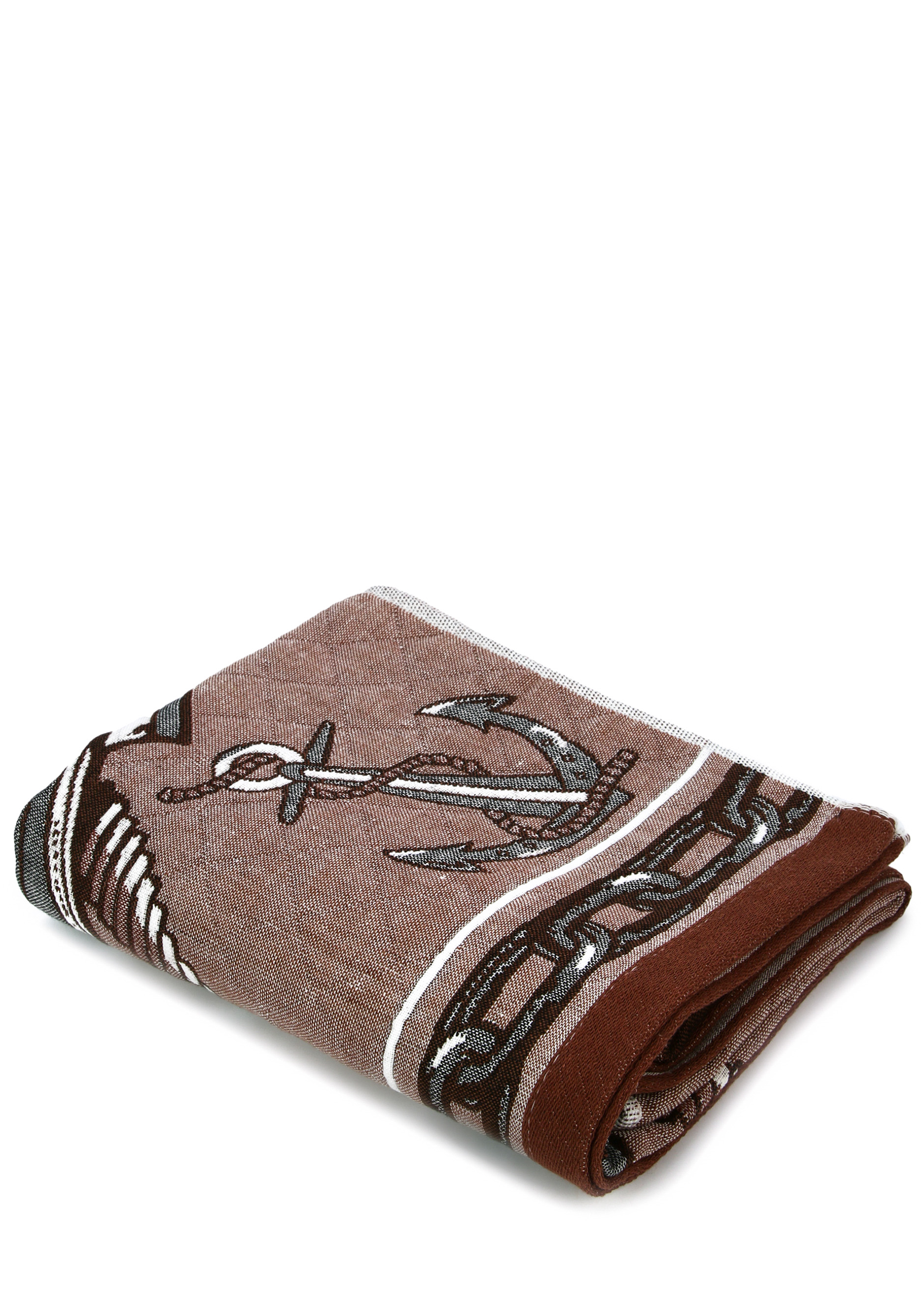Полотенце стеганое "Реванш", 55*100 см, цвет коричневый, размер 55*100 - фото 1