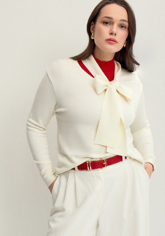 Джемпер со съемным бантом шир.  580, рис. 7