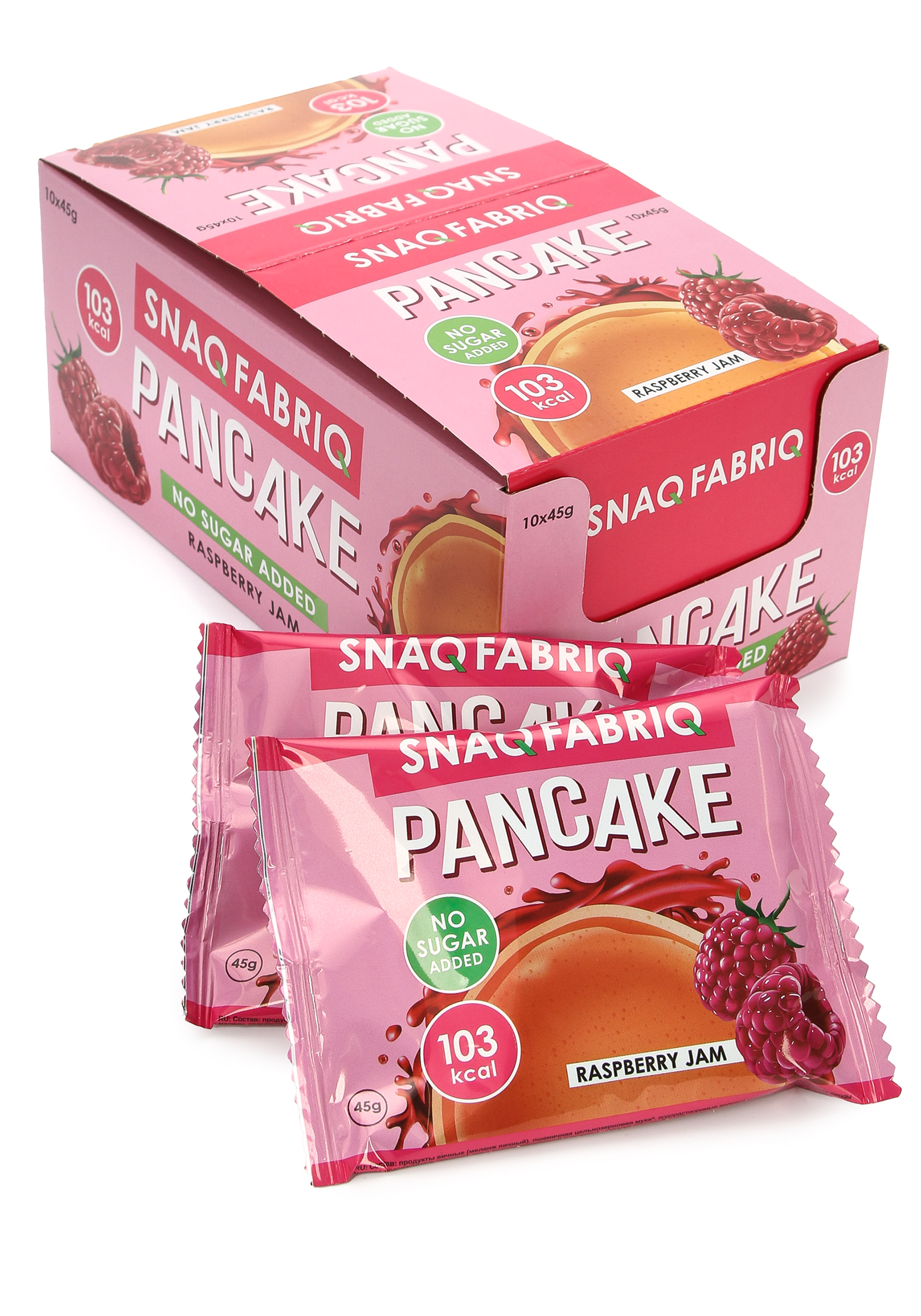

Панкейк "SNAQ FABRIQ", набор из 10 шт., Малиновый джем