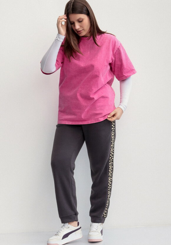 Брюки с леопардовыми лампасами шир.  580, рис. 35