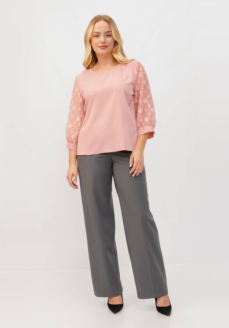 Блуза с шифоновыми рукавами 3 / 4 шир.  750, рис. 14