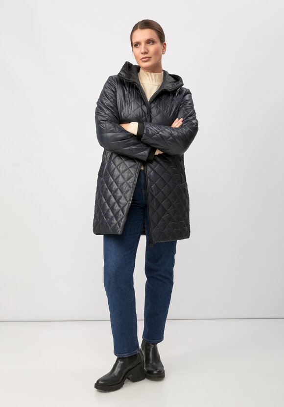 Куртка с капюшоном удлиненная шир.  580, рис. 8