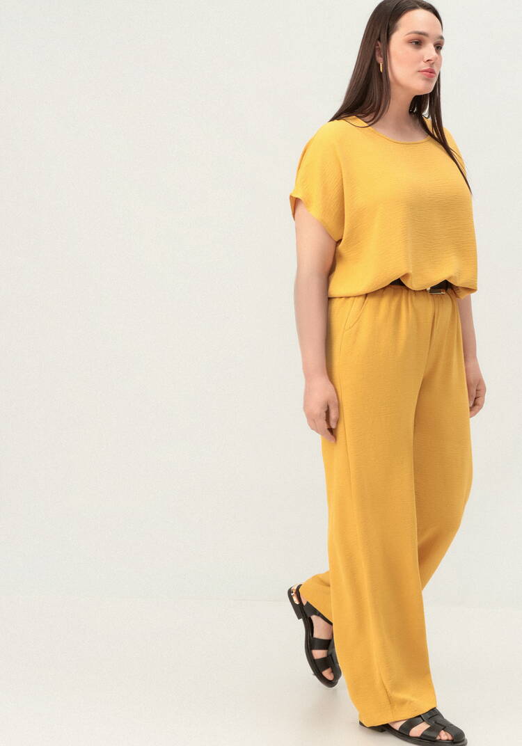 Брюки с карманами, свободного кроя шир.  750, рис. 20