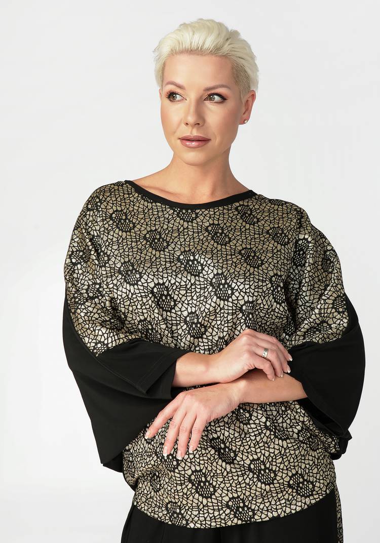 Блуза Блестящая улыбка шир.  750, рис. 12