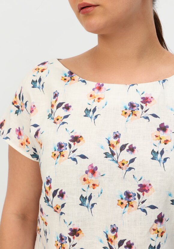 Блуза с удлиненной линией плеча Камилла шир.  580, рис. 28