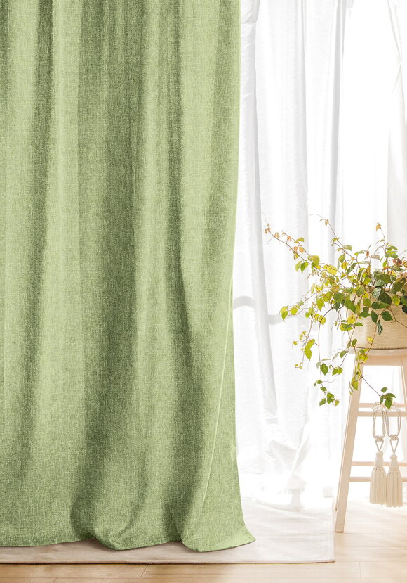 Портьера из рогожки Акварель шир.  580, рис. 8