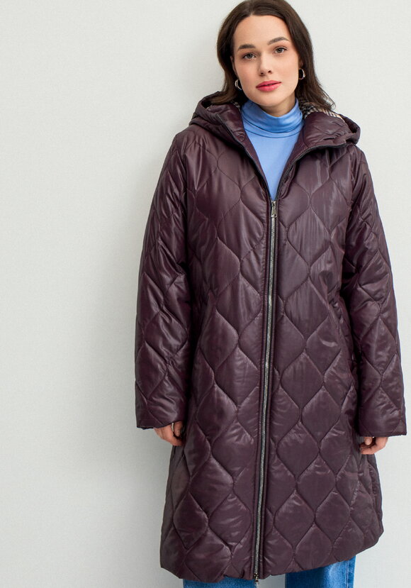 Куртка прямого кроя с капюшоном на молнии шир.  580, рис. 28