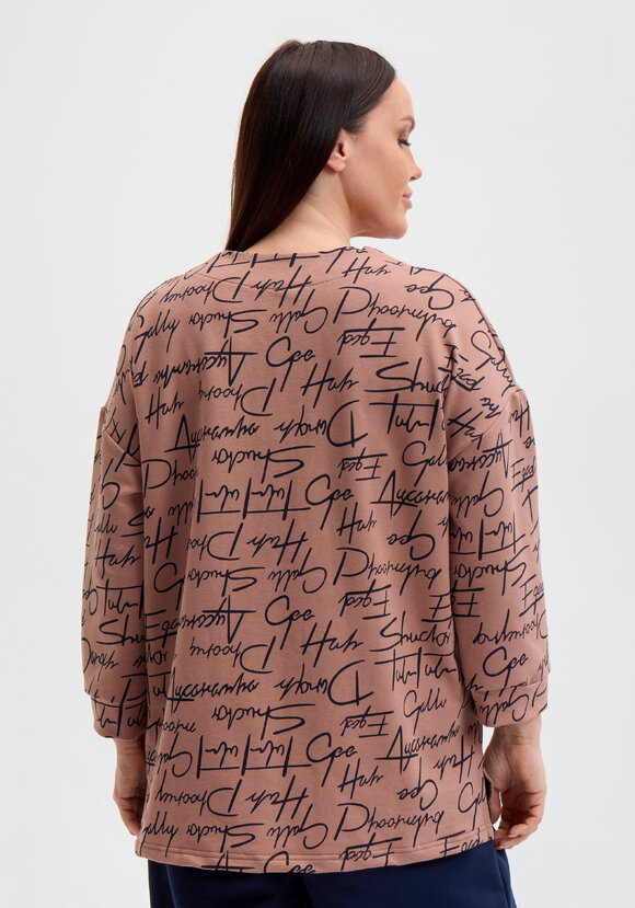 Свитшот с обтачкой на кулиске шир.  580, рис. 9