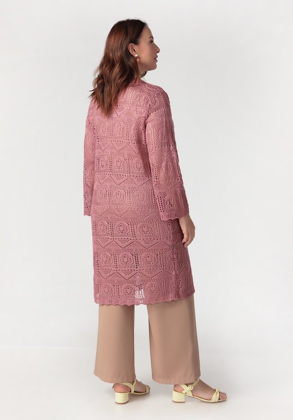 Кардиган Ажурное мгновение шир.  580, рис. 12