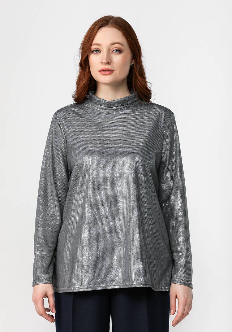 Водолазка с люрексом шир.  750, рис. 22