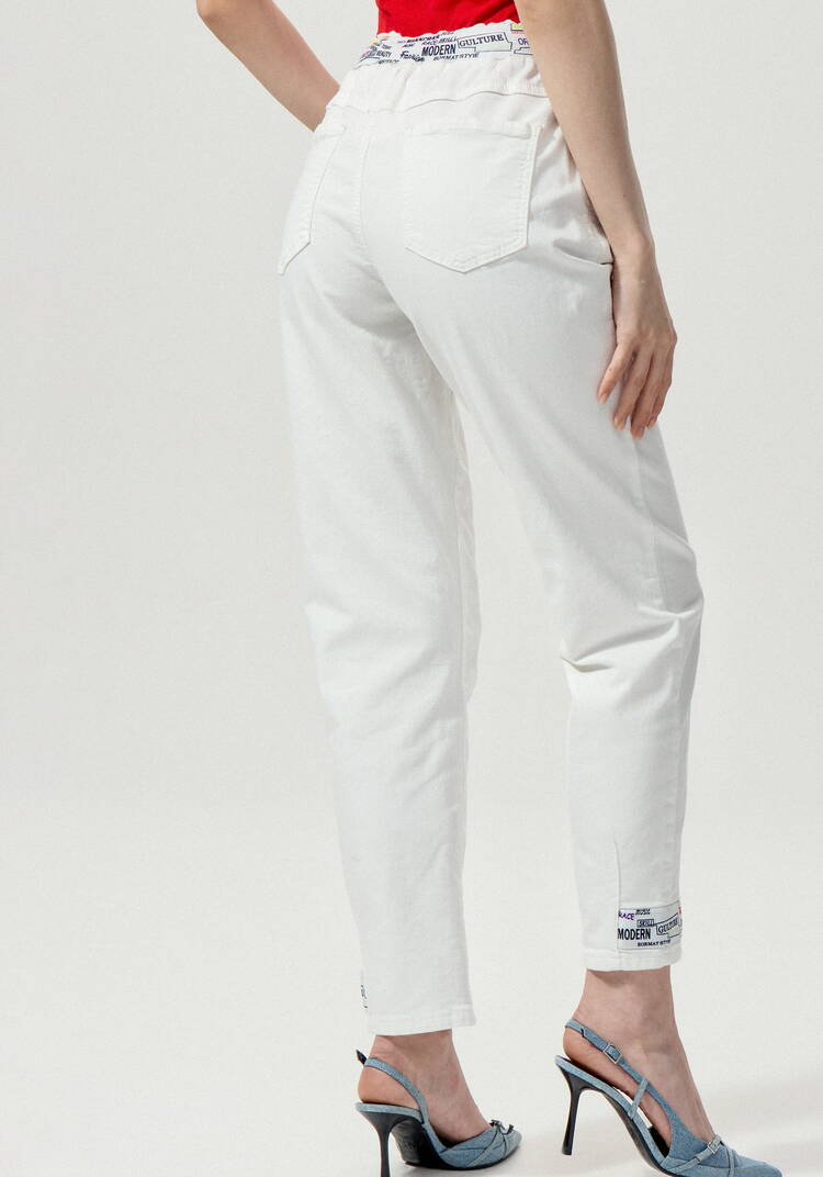 Джинсы с принтом по поясу шир.  750, рис. 3