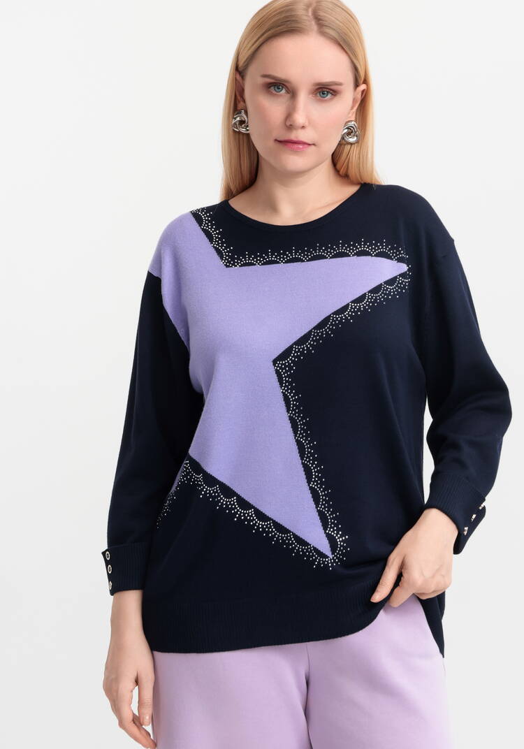 Джемпер Галактика на плечах шир.  750, рис. 17