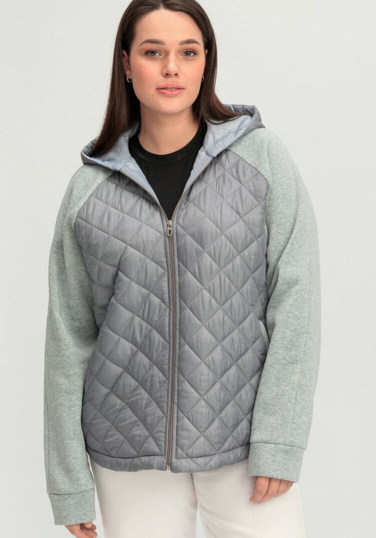 Толстовка с капюшоном и стежкой шир.  750, рис. 21