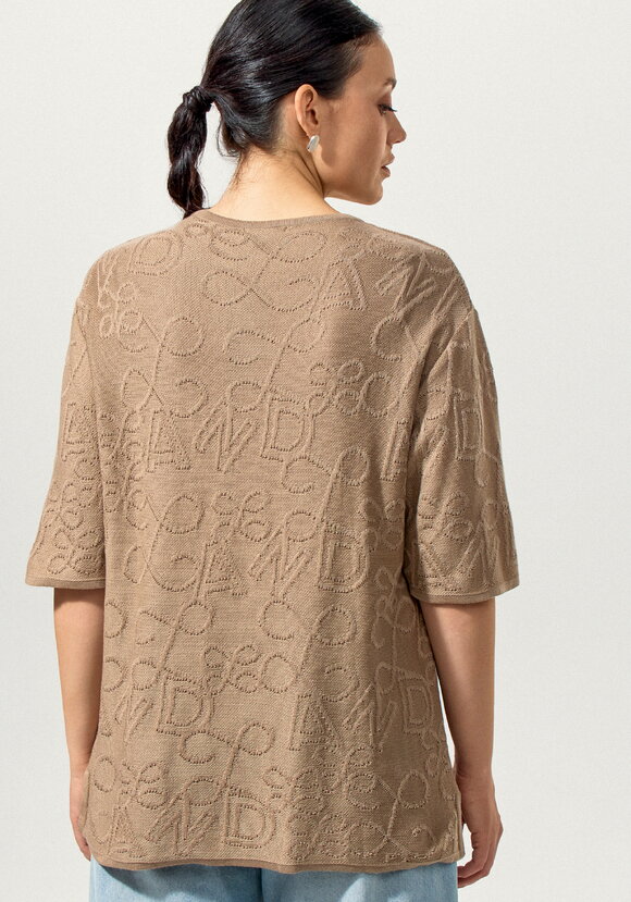 Туника с фактурным рисунком и рукавом 1/2 шир.  580, рис. 3